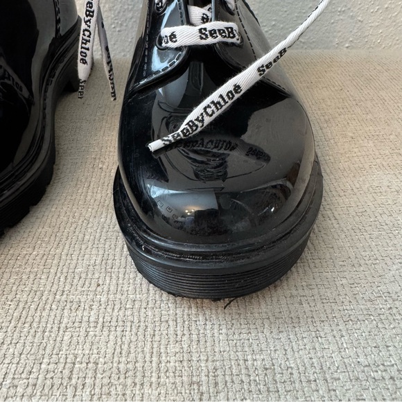 See by Chloé Women's Florrie Rain Boots Sz. 37 (7) - Picture 12 of 12